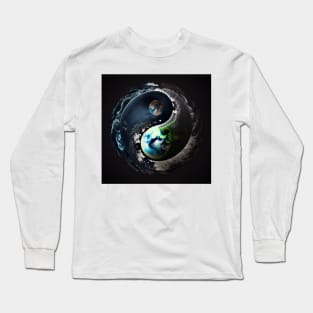 Yin Yang - Balance of Earth and Sea Long Sleeve T-Shirt